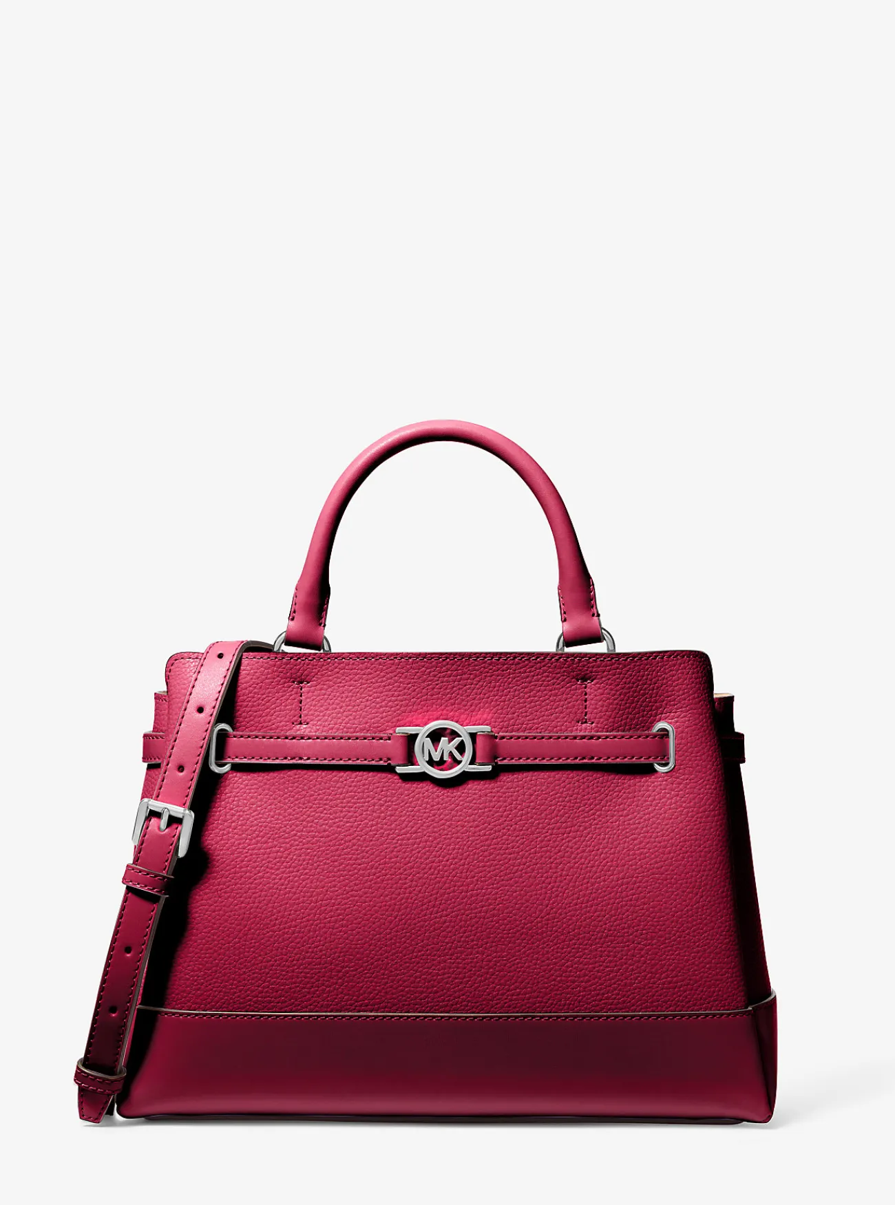 Michael Kors Tas Reed van getrommeld leer, groot New