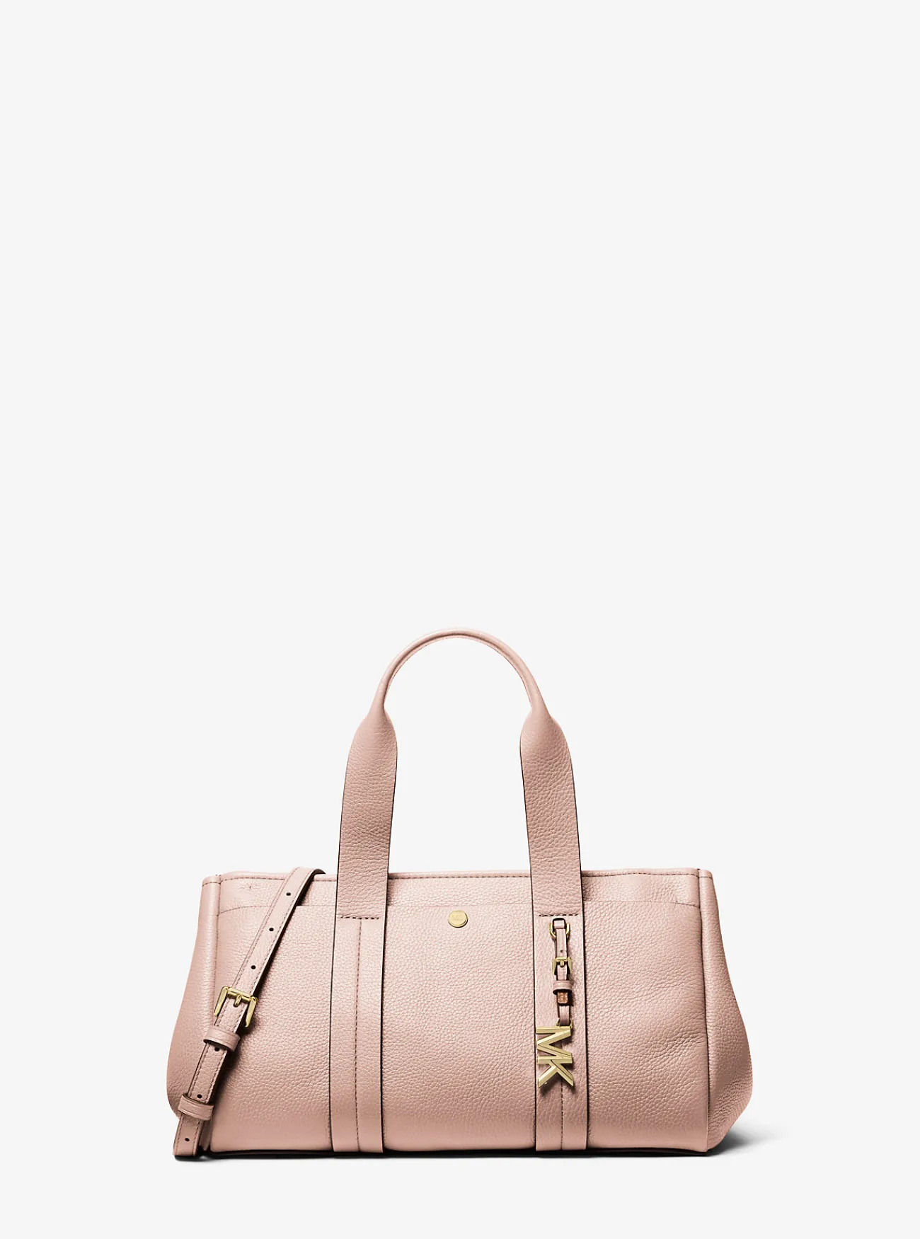 Michael Kors Tas Romee van getrommeld leer, klein ZACHTROZE Hot