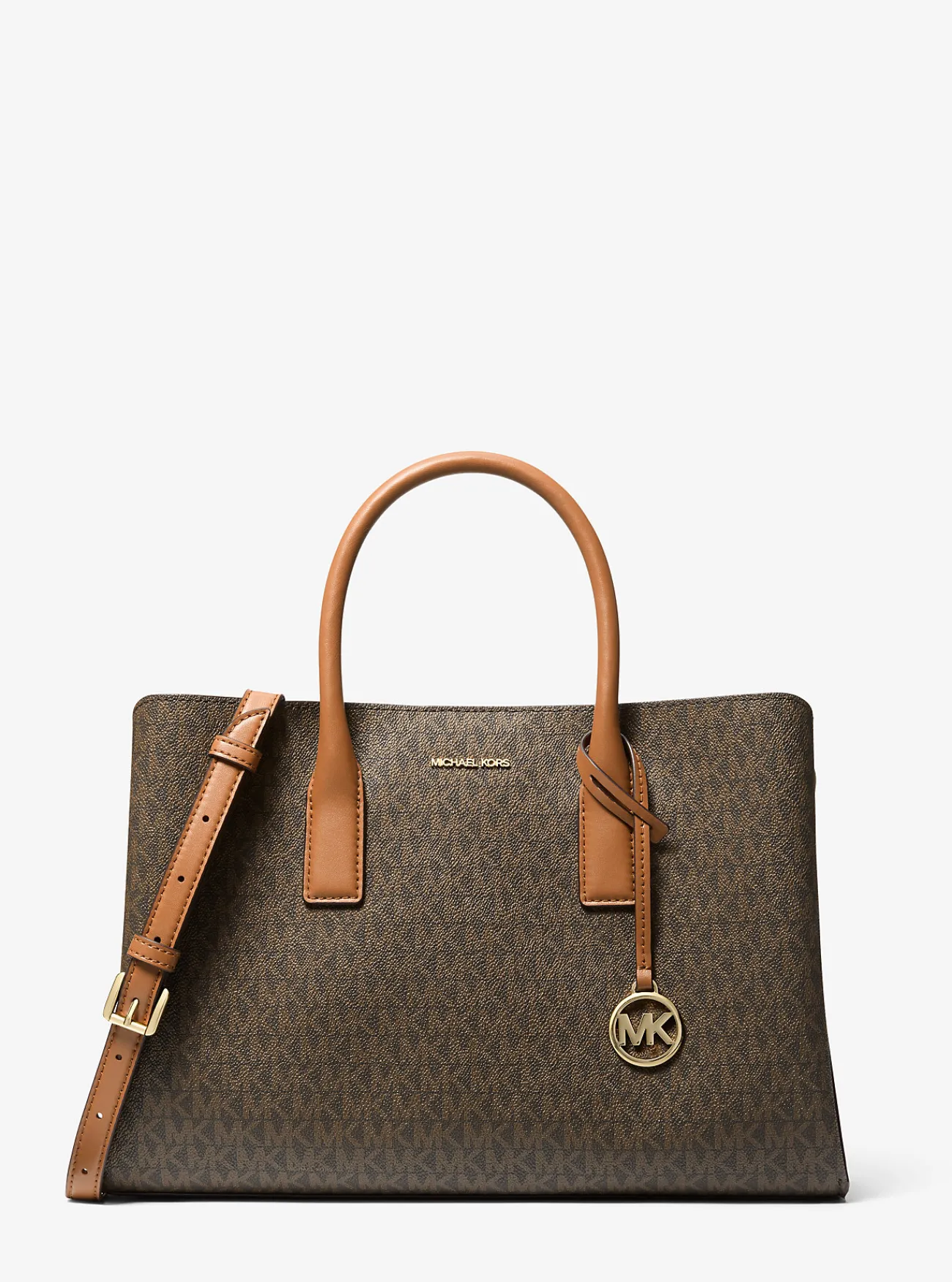 Michael Kors Tas Ruthie met kenmerkend logo, groot Outlet