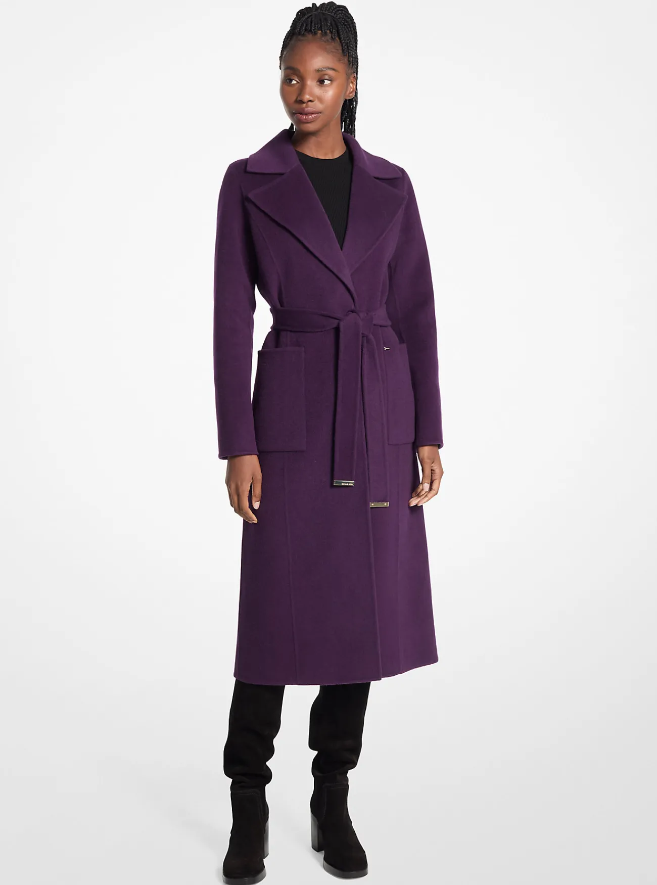 Michael Kors Trenchcoat van wolmix New