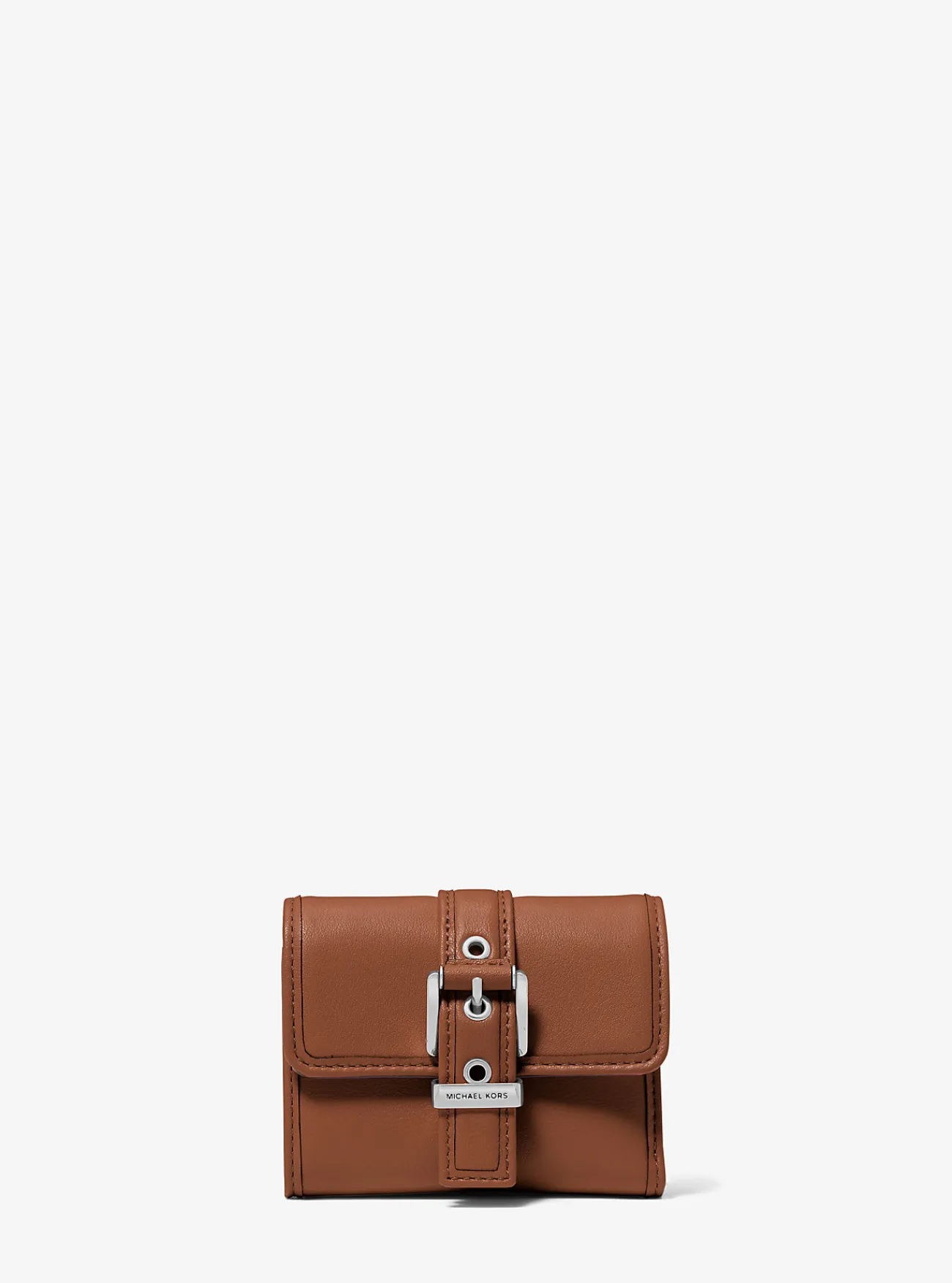 Michael Kors Tri-fold portefeuille Colby van leer, klein LUGGAGE Online