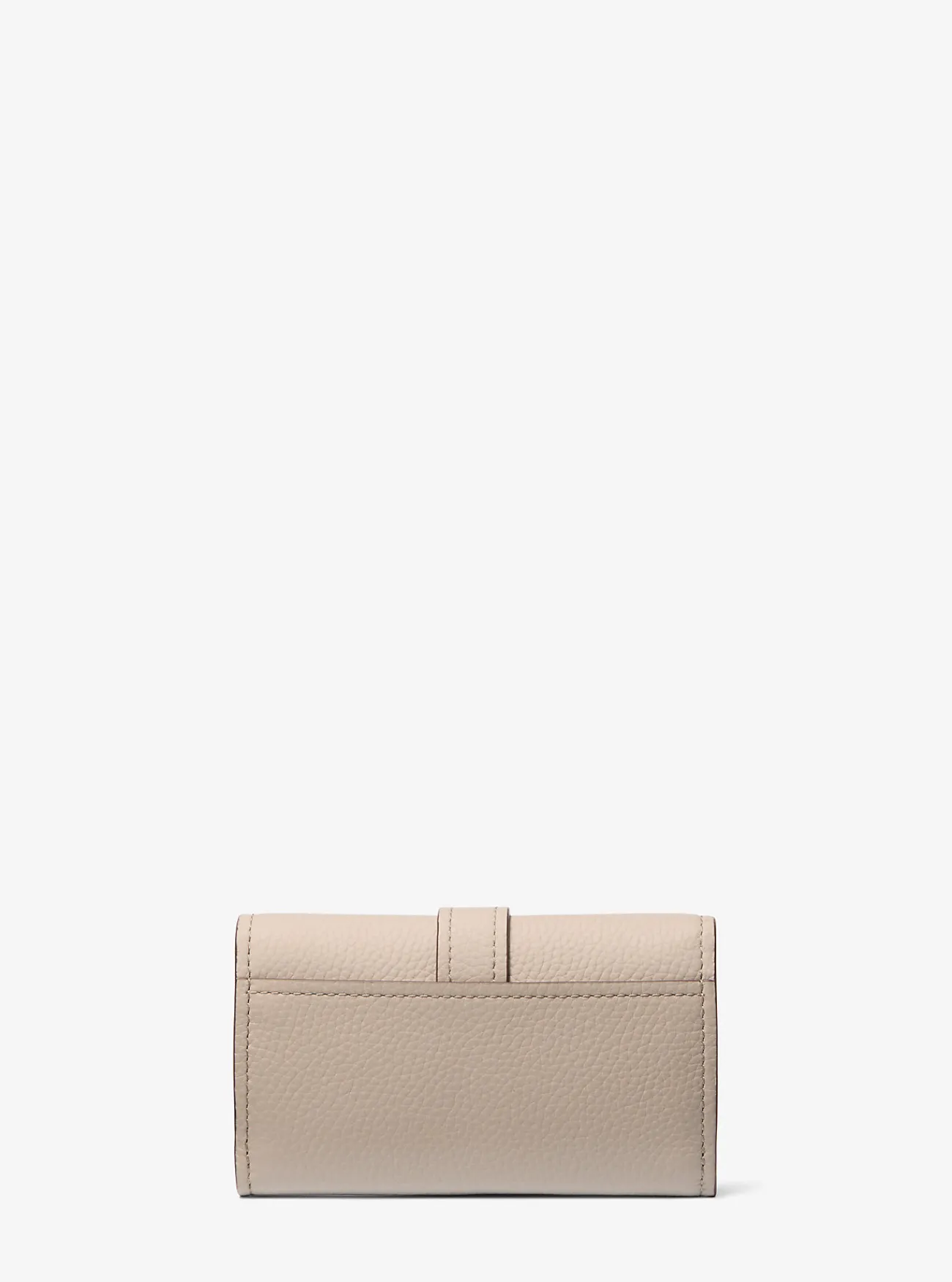 Michael Kors Tri-fold portefeuille Nolita van getrommeld leer, middelgroot LICHTZAND Clearance