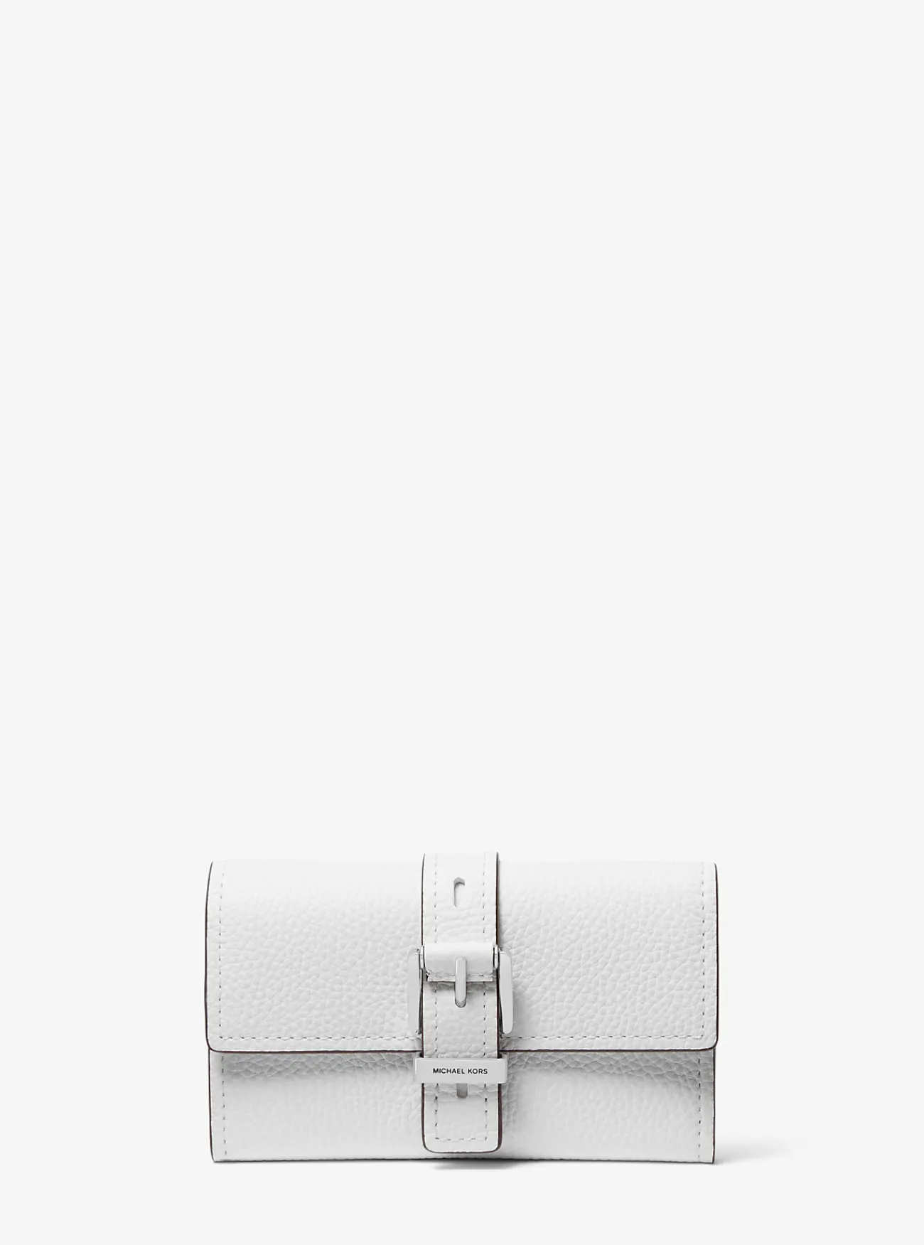 Michael Kors Tri-fold portefeuille Nolita van getrommeld leer, middelgroot Online