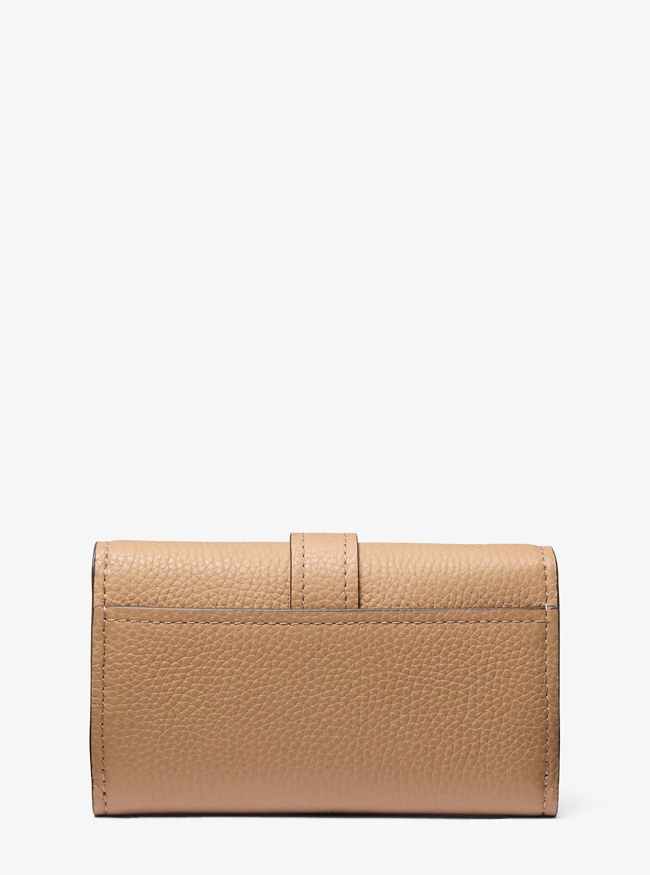 Michael Kors Tri-fold portefeuille Nolita van getrommeld leer, middelgroot CAMEL Best