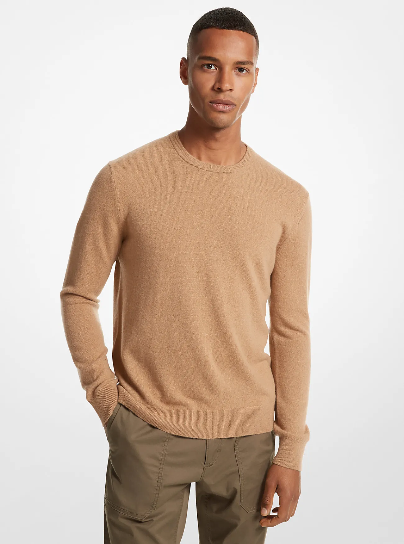 Michael Kors Trui van kasjmier DONKERCAMELMELANGE Best