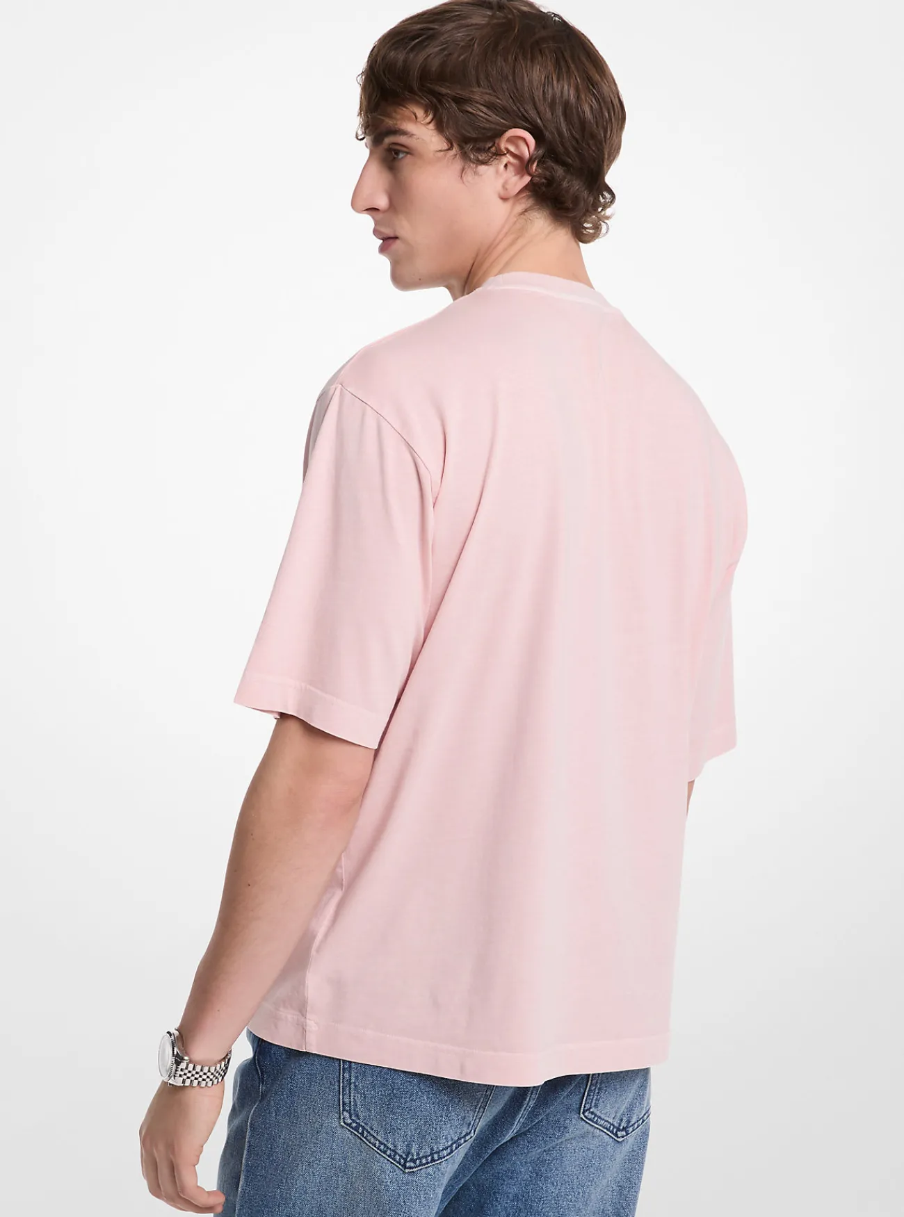 Michael Kors T-shirt van katoen met logo ROZENWATER Fashion