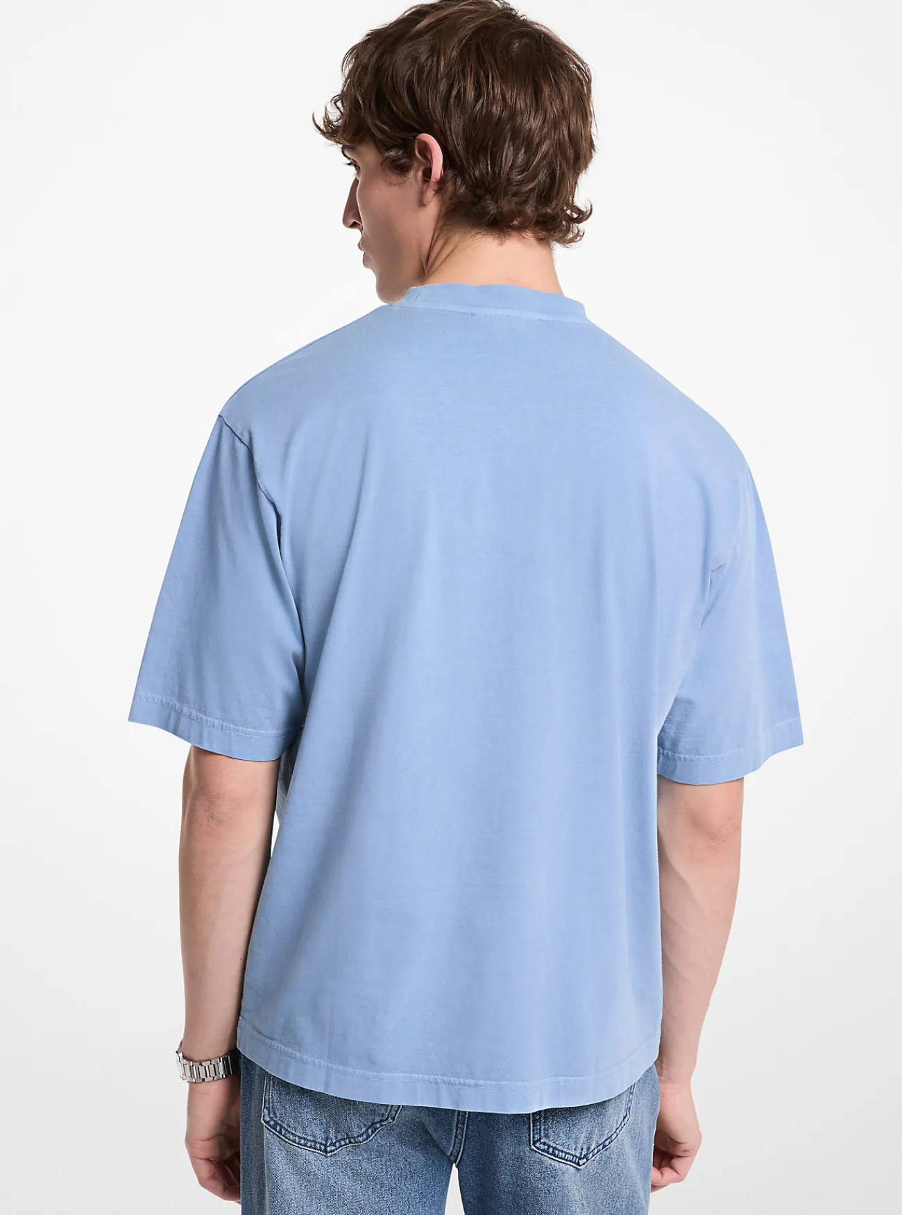 Michael Kors T-shirt van katoen met logo CHAMBRAY Fashion