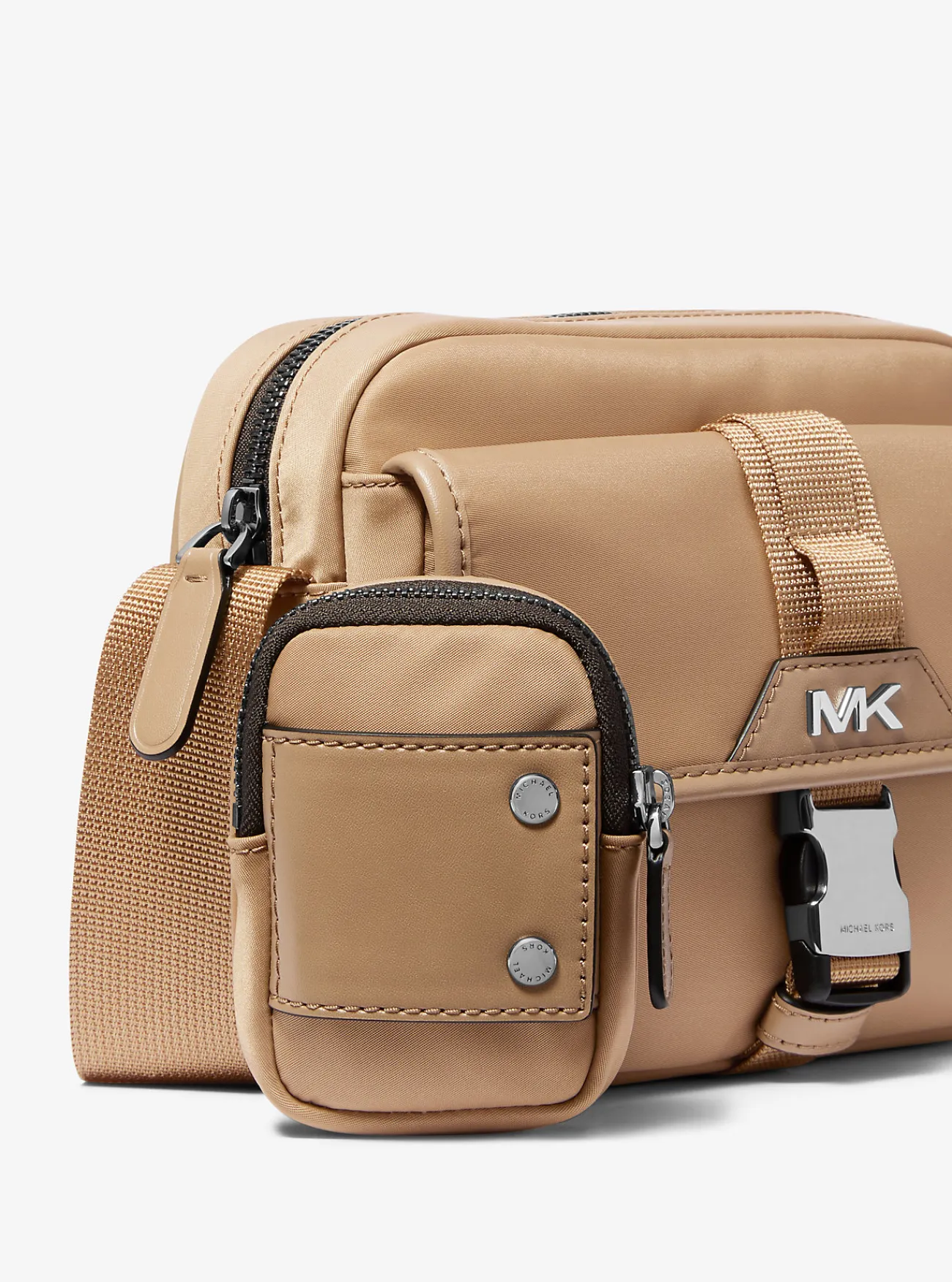 Michael Kors Utility-crossbodytas Brooklyn van gerecycled nylon Online