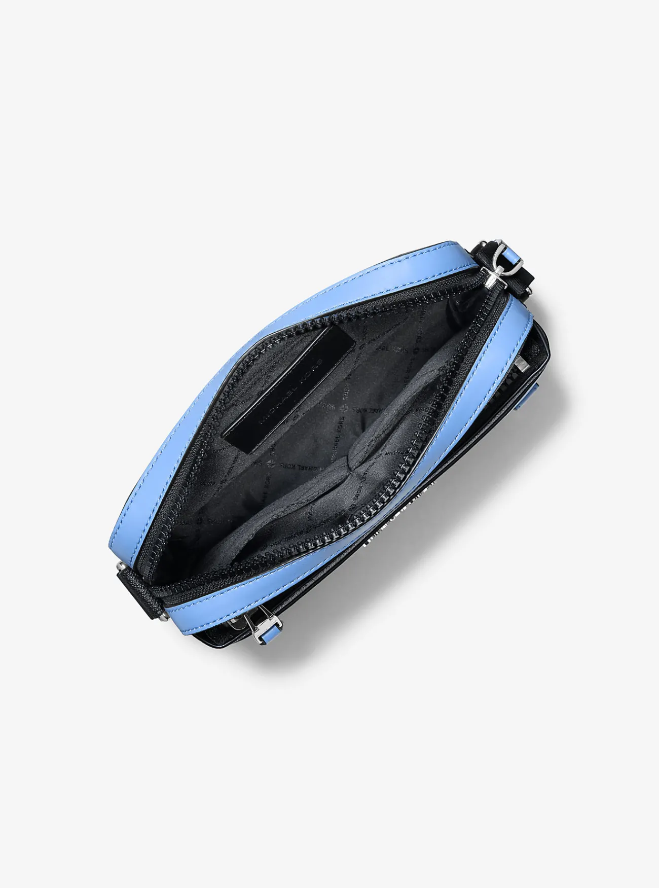 Michael Kors Utility-crossbodytas Hudson met kenmerkend logo BLAUWMULTI Online