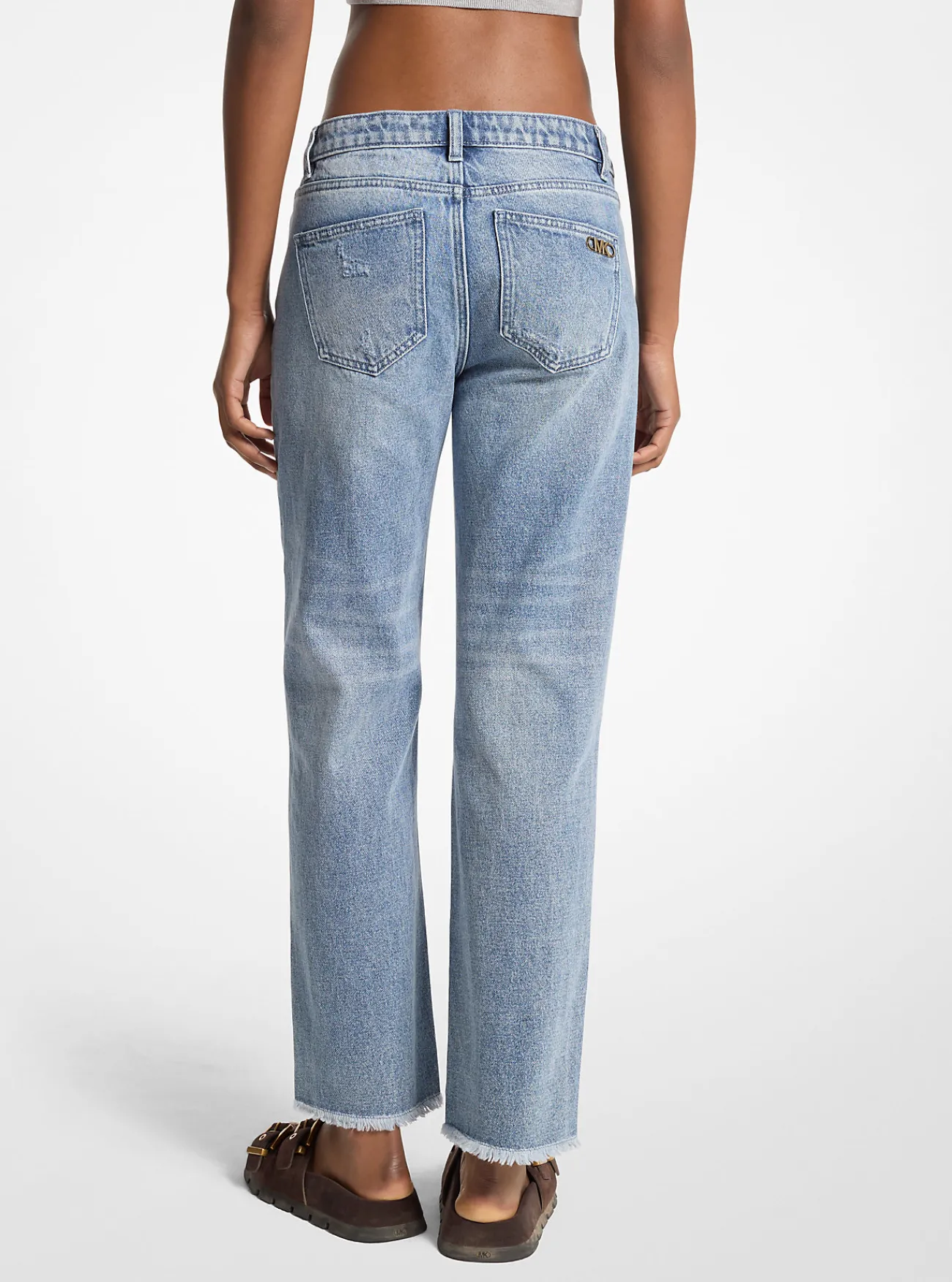 Michael Kors Verweerde jeans BLAUWVINTAGEWASSING Fashion