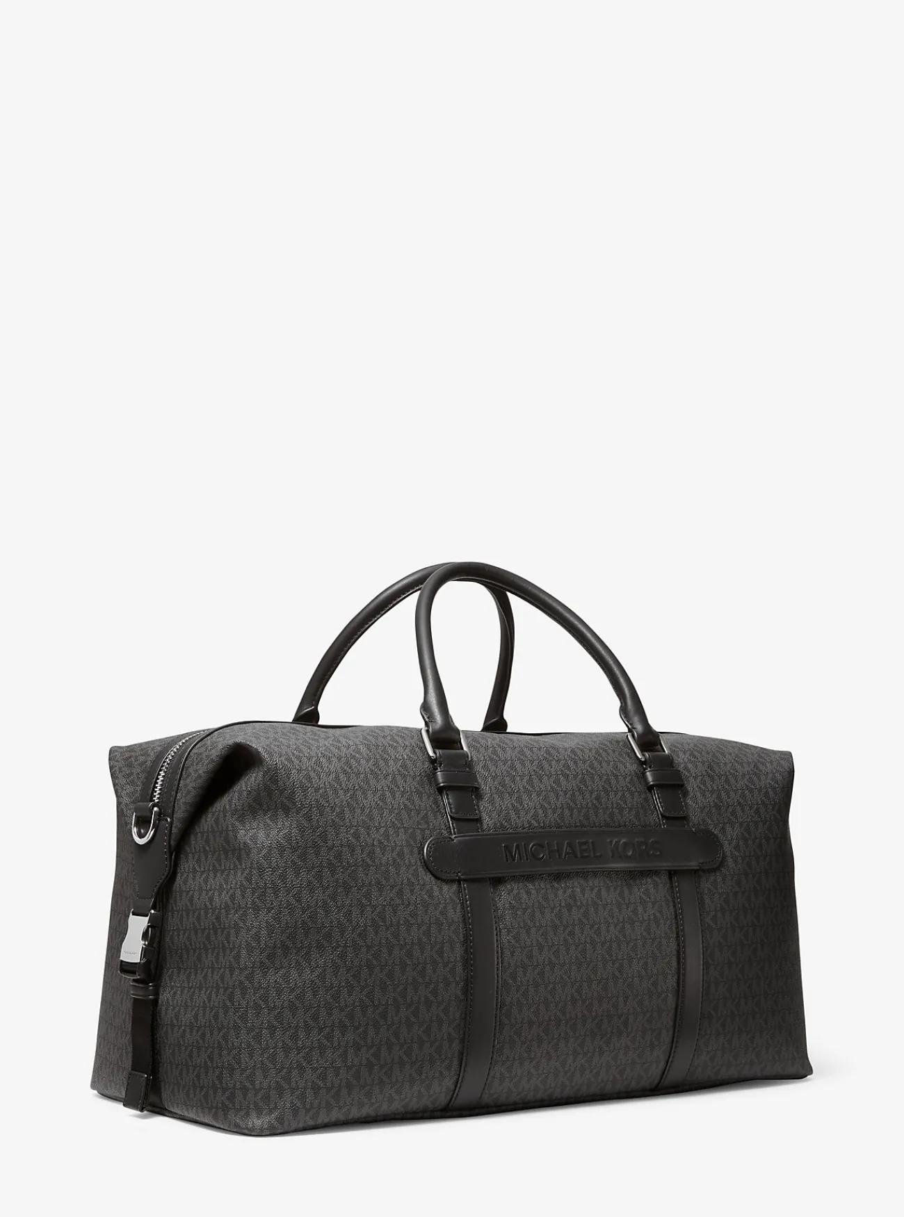 Michael Kors Weekendtas Hudson met logo ZWART Clearance