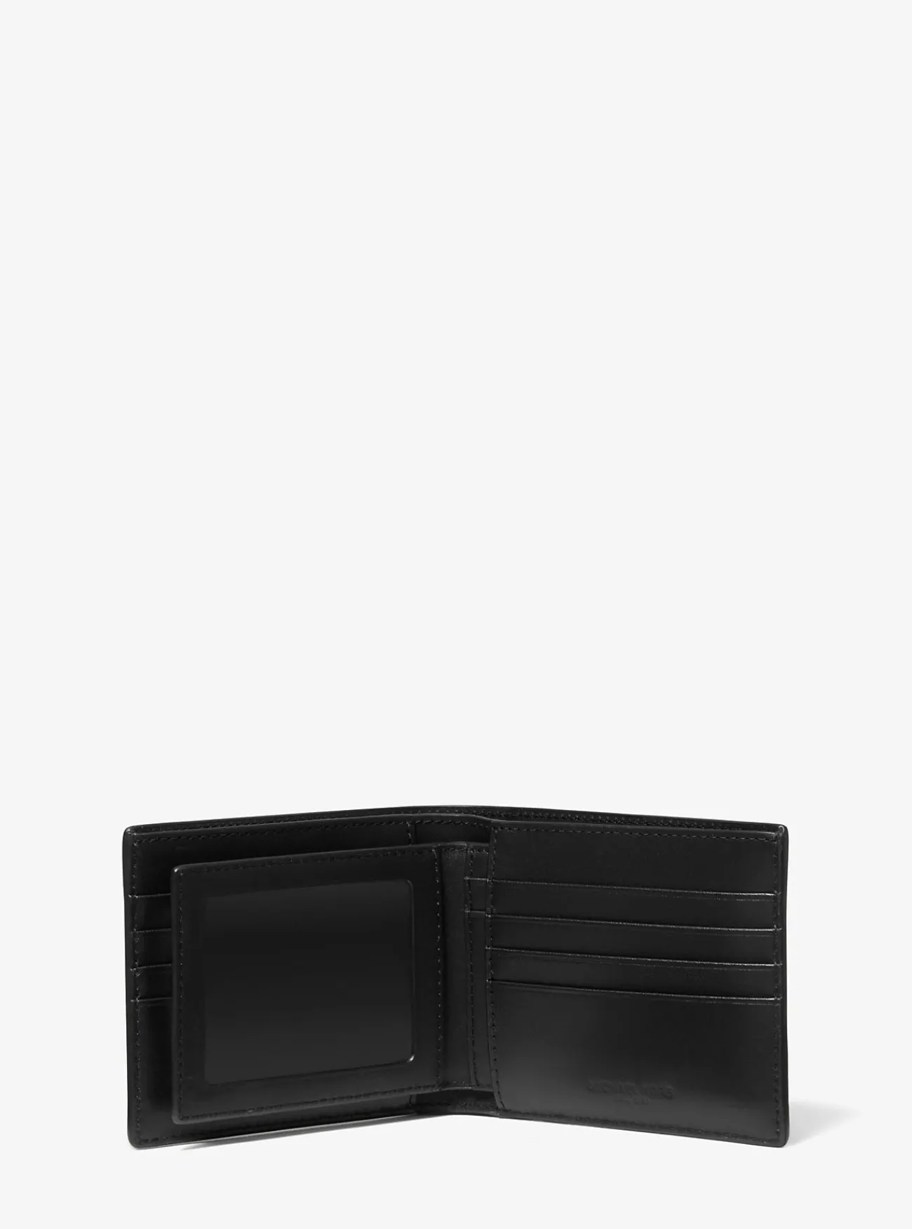 Michael Kors Zakportefeuille Harrison met logo en pasjeshouder ZWART Discount