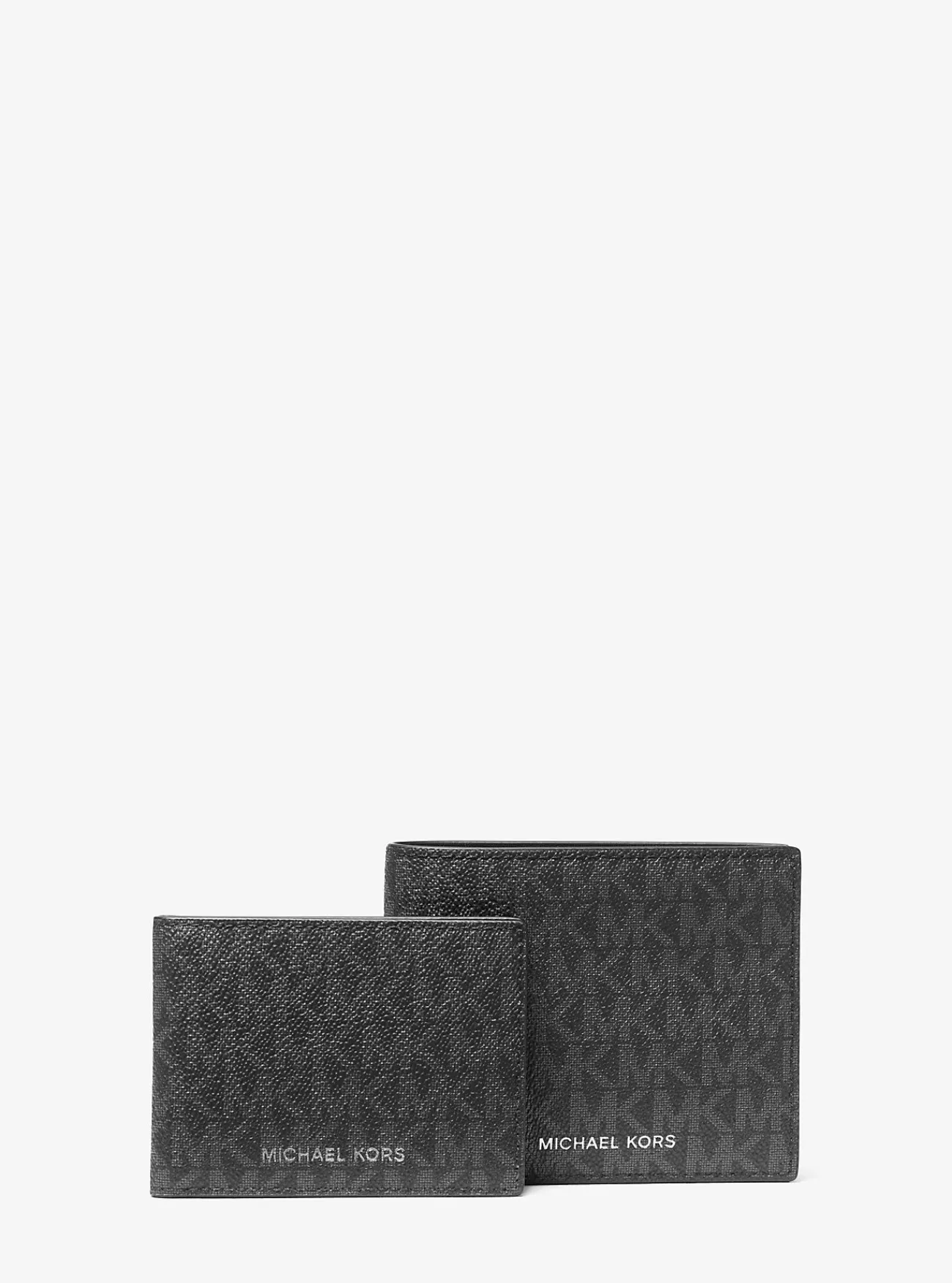 Michael Kors Zakportefeuille Harrison met logo en pasjeshouder ZWART Discount