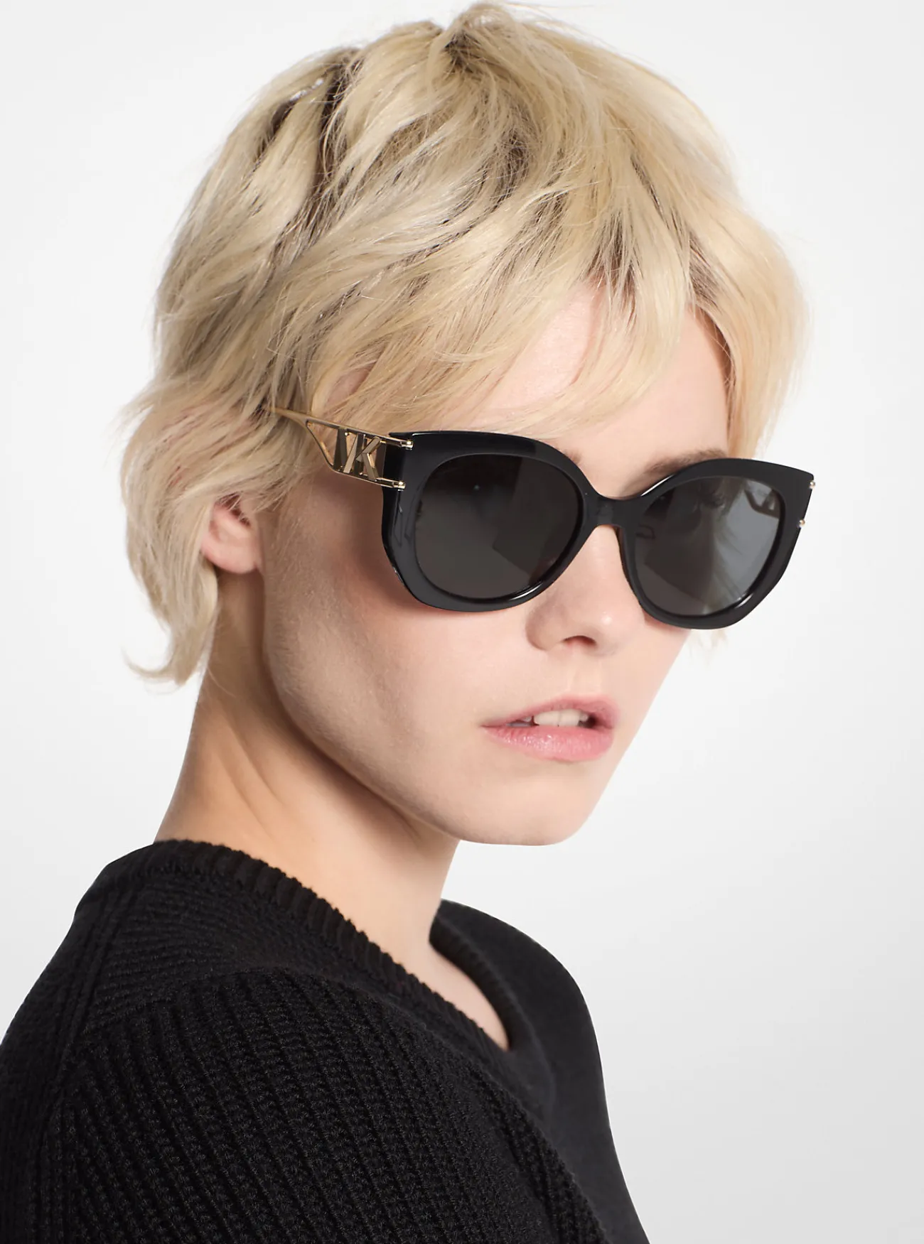 Michael Kors Zonnebril Alicante ZWART New