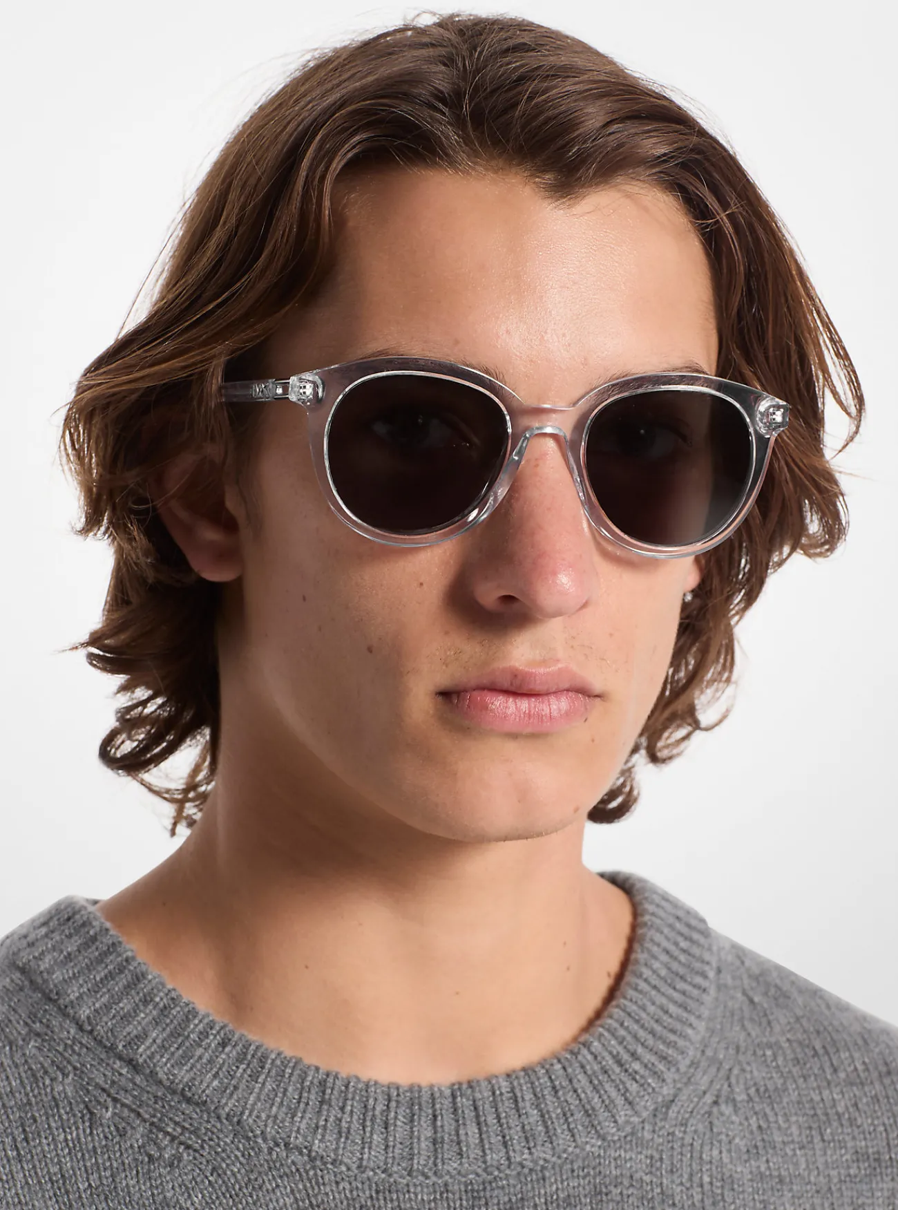 Michael Kors Zonnebril Big Bend TRANSPARANT Sale