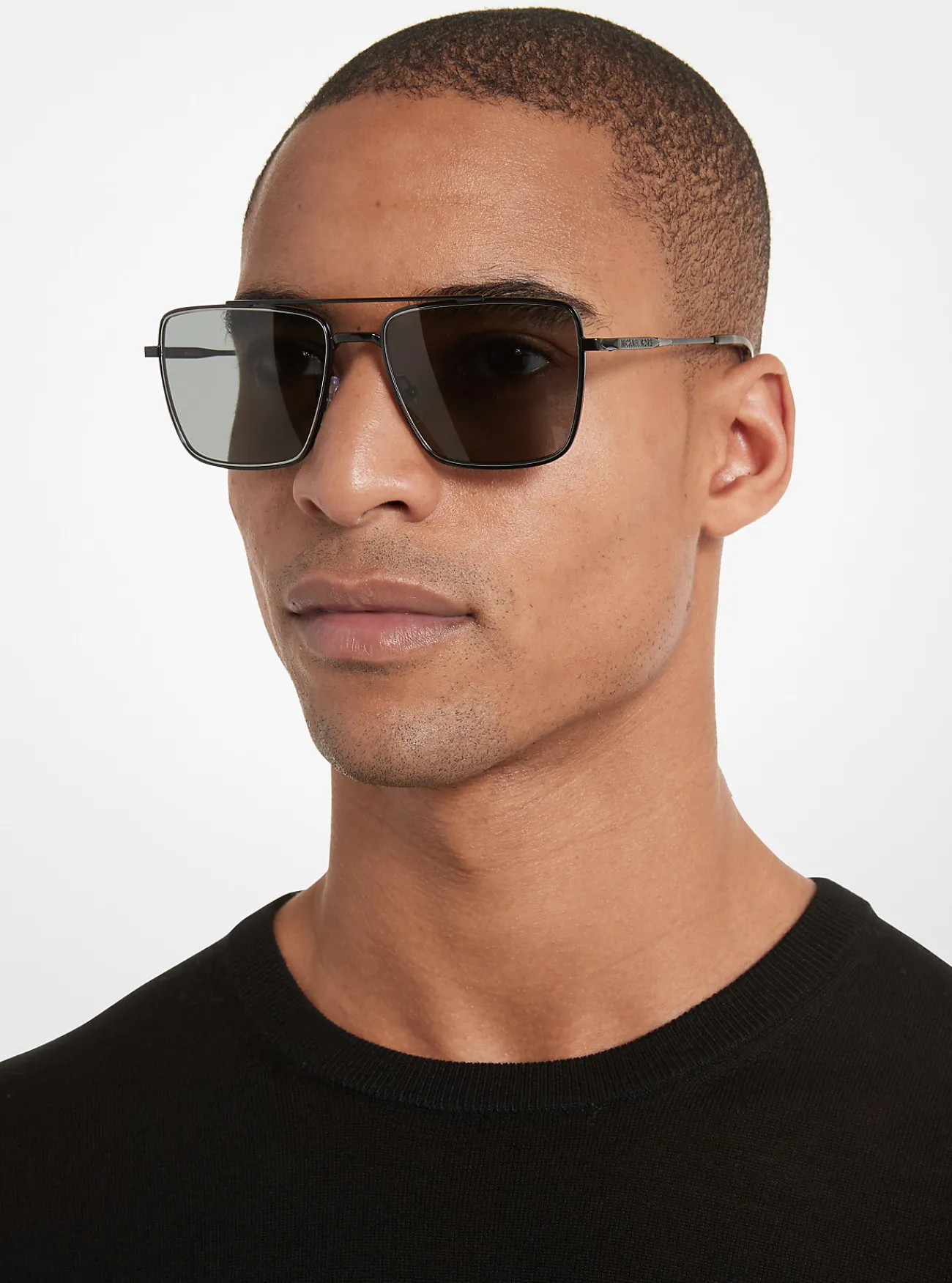 Michael Kors Zonnebril Blue Ridge ZWART Discount