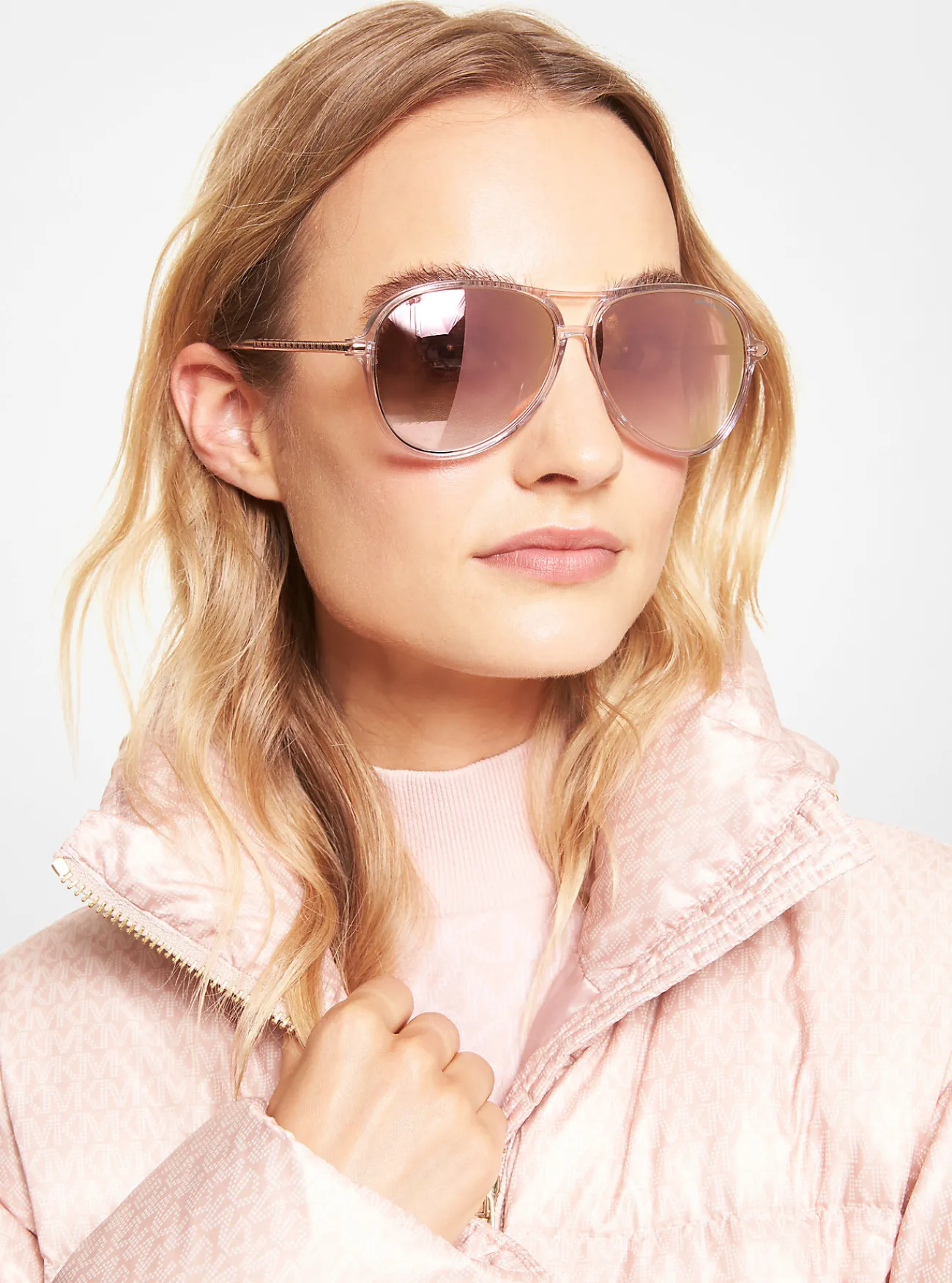 Michael Kors Zonnebril Breckenridge TRANSPARANT Sale