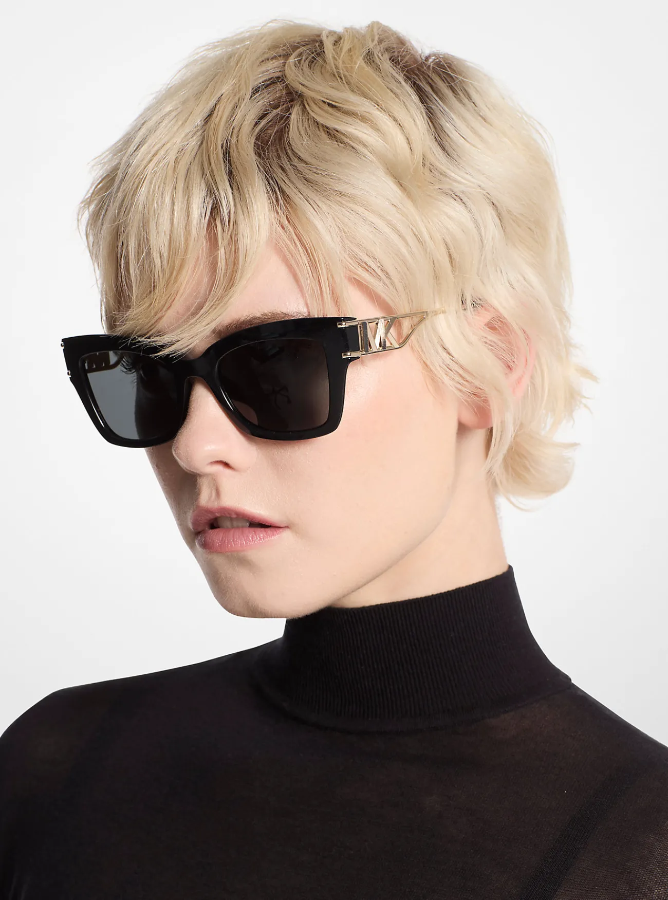 Michael Kors Zonnebril Cantabria ZWART Outlet