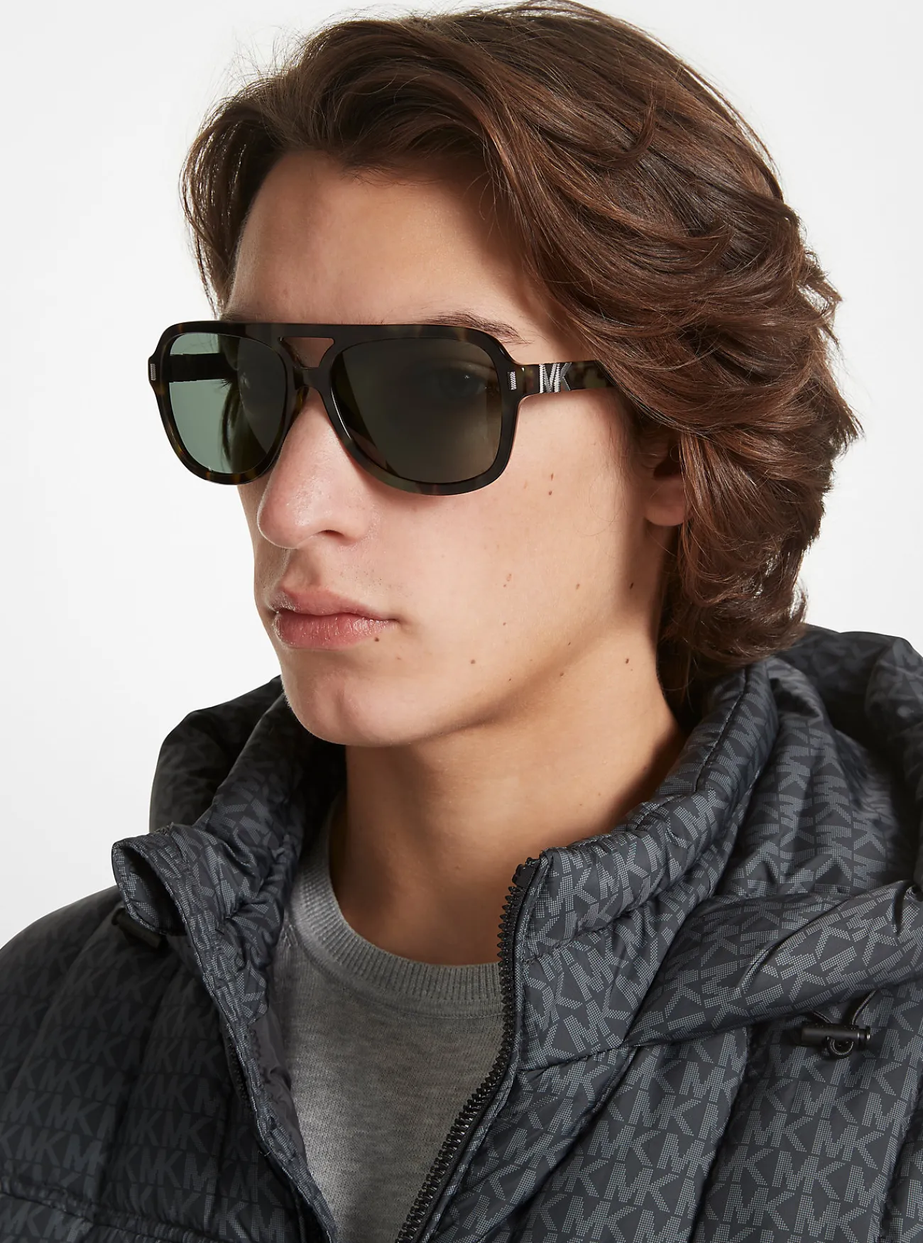 Michael Kors Zonnebril Durango AMAZONEGROEN Clearance