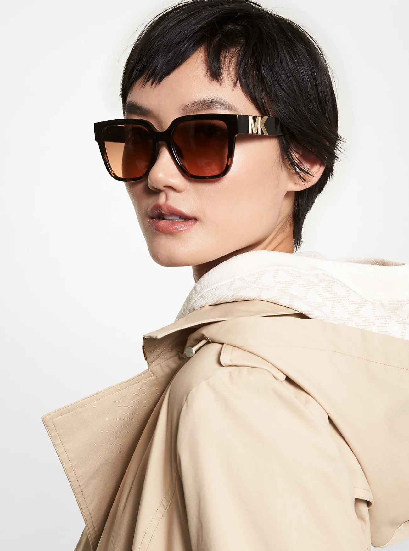 Michael Kors Zonnebril Karlie DONKERSCHILDPAD Clearance