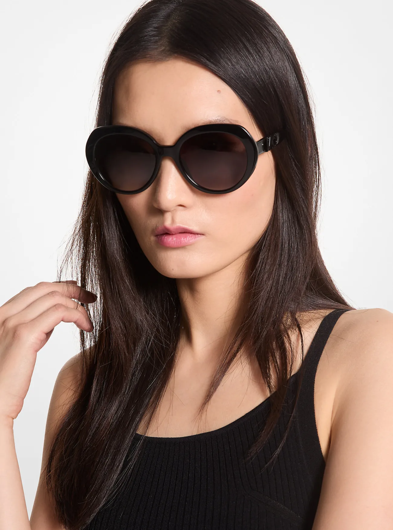 Michael Kors Zonnebril San Lucas ZWART Clearance