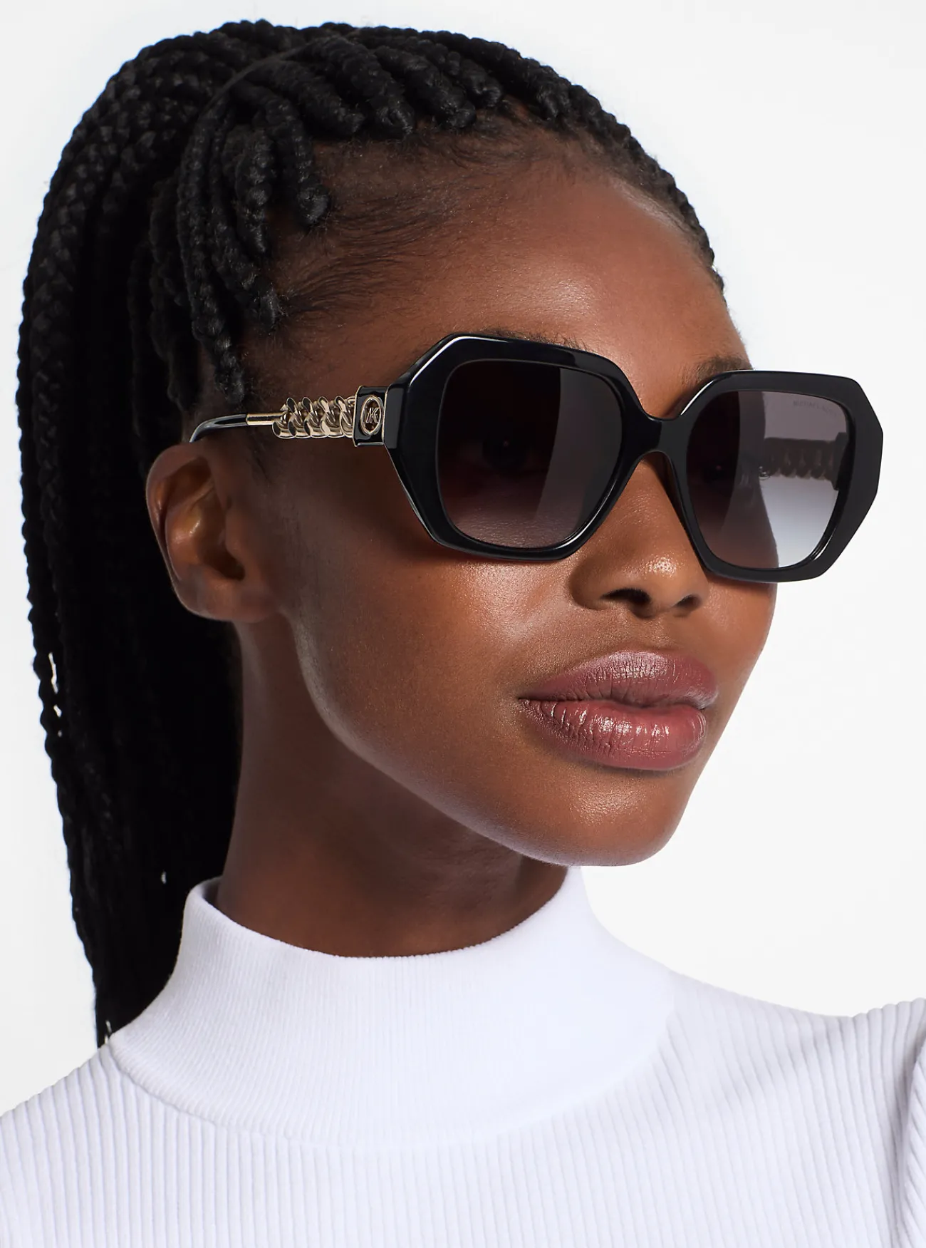 Michael Kors Zonnebril South Beach ZWART Outlet